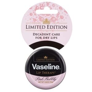 LIMITED EDITION Vaseline Lip Therapy Pink Bubbly – 0.6 oz Tin
